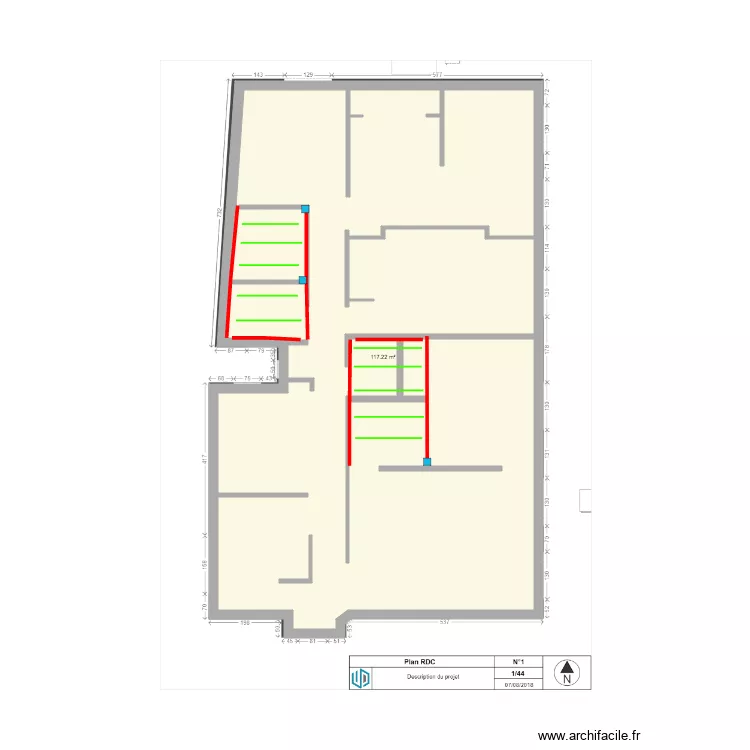 Colbert mezzanine. Plan de Colbert mezzanine. Plan de