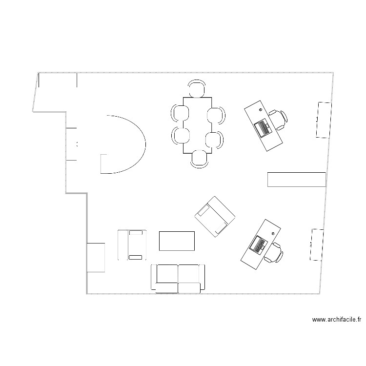 Villetrun Bureau 2. Plan de 0 pièce et 0 m2