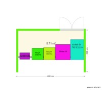 BUNGALOW OUVERT 2M5 X 4