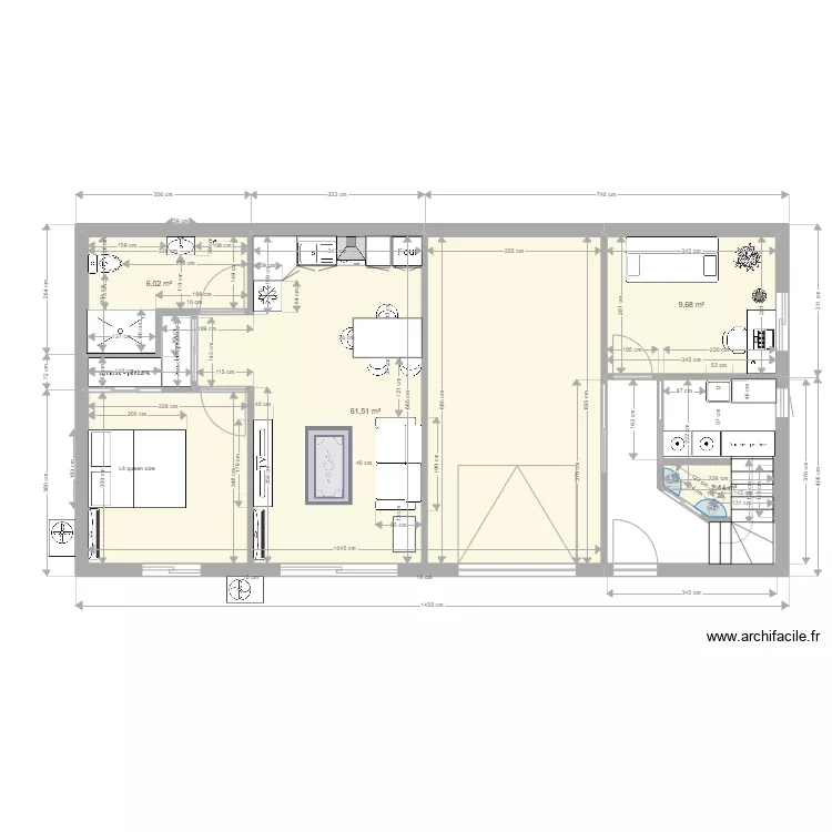 Maison Banks Tauranga. Plan de 