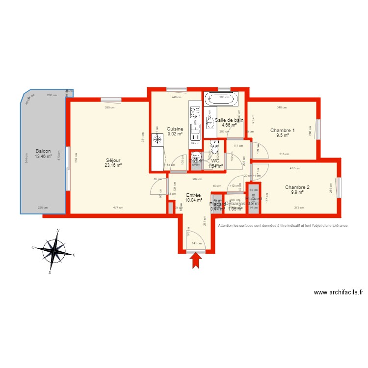 BI 6214 côté. Plan de 0 pièce et 0 m2