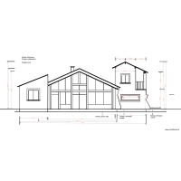 Studio Picholine Projet 02 18 3 sur&eacute;l&eacute;vation Fa&ccedil;ade Sud 2