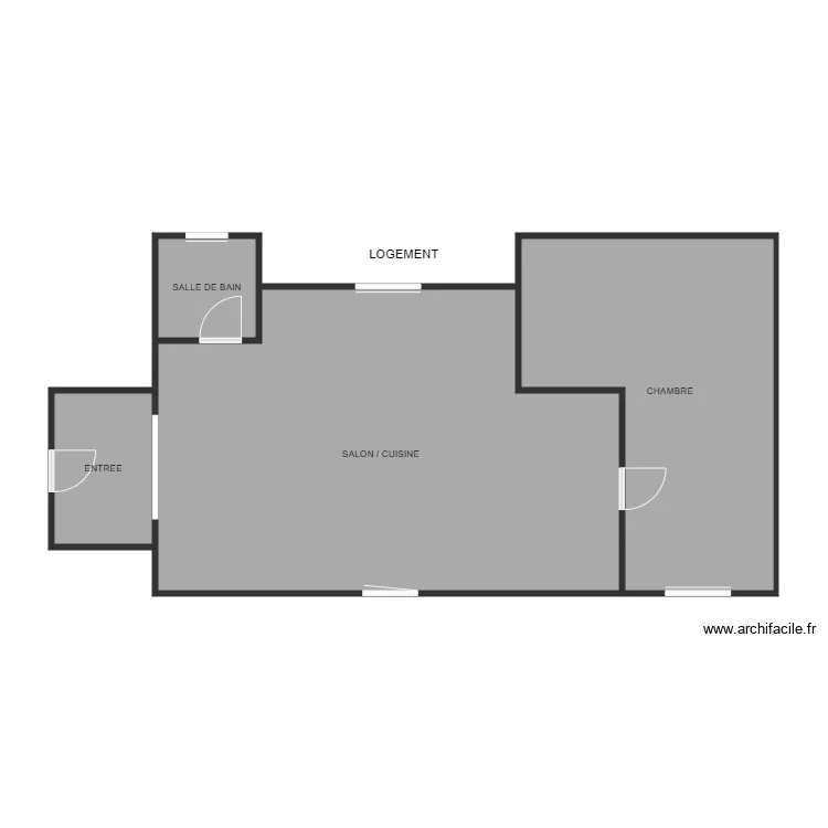 LE MENTEC T2 2G AMI. Plan de 