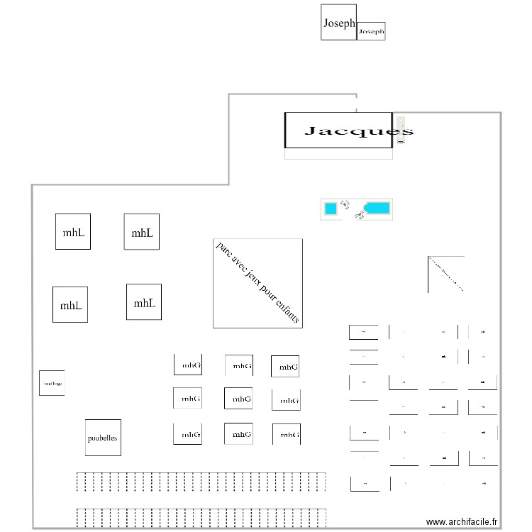 domaine. Plan de 0 pièce et 0 m2