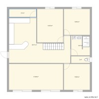Plan maison carré 10600