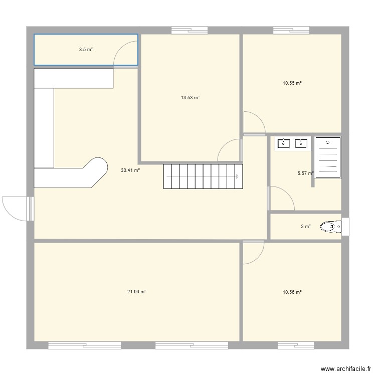 Plan maison carré 10600. Plan de 0 pièce et 0 m2