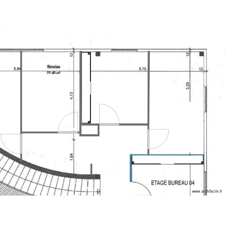 SSV Nouveau Siège étage. Plan de 0 pièce et 0 m2