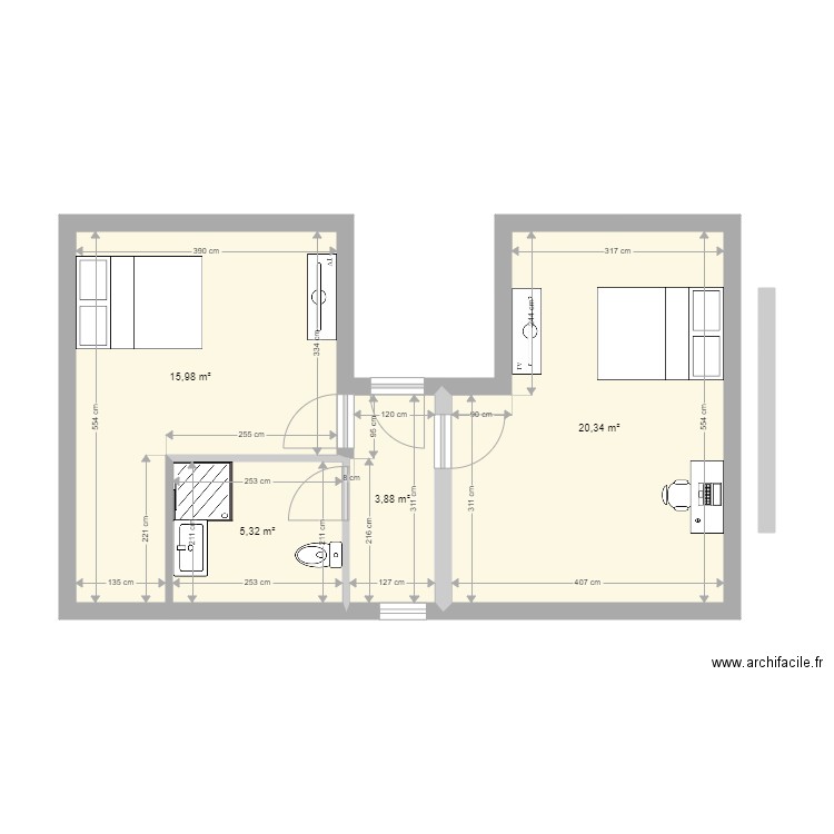 Grenier maison lanvollon. Plan de 0 pièce et 0 m2