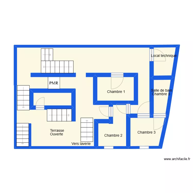 chateau bas. Plan de 
