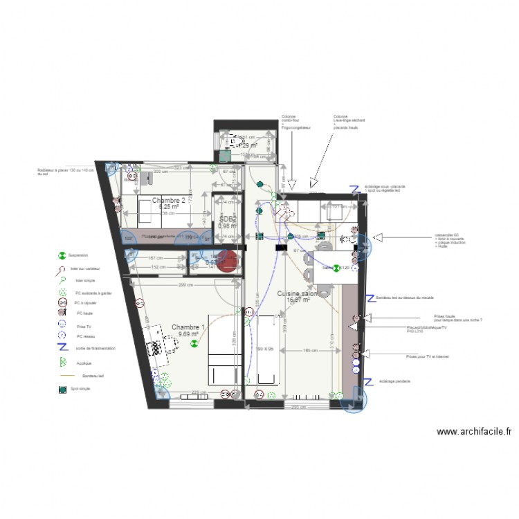 Plan électrique. Plan de 0 pièce et 0 m2