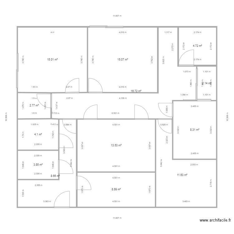 SCM OCTAVECLAMY 6. Plan de 0 pièce et 0 m2