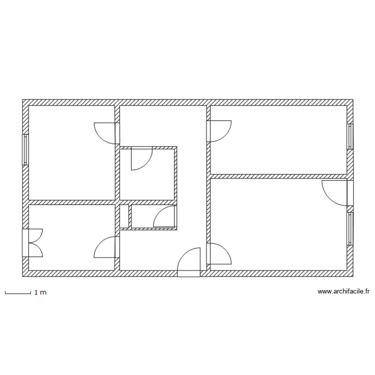 DEROCHE - ESCHAU. Plan de 