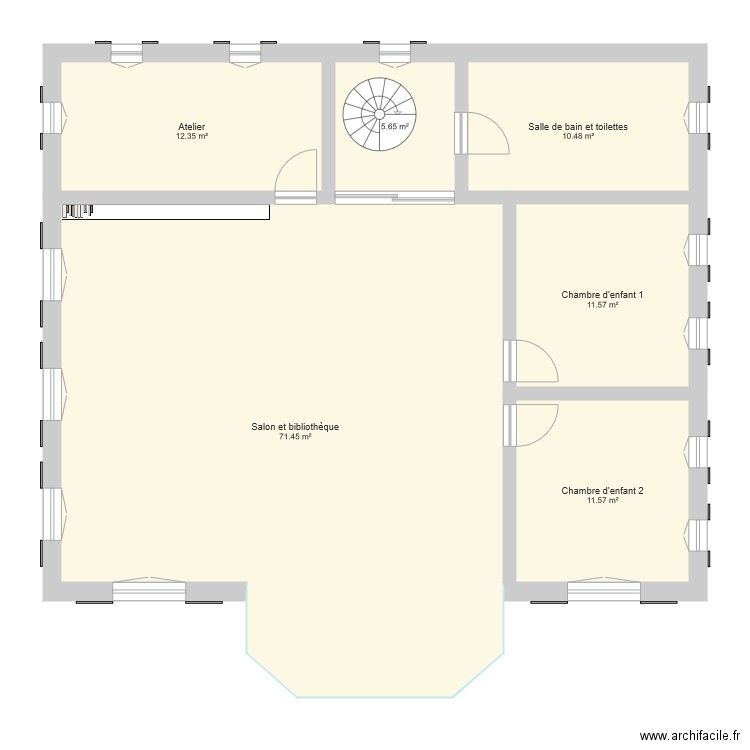 Etage 1. Plan de 0 pièce et 0 m2