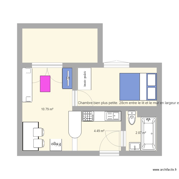 Appartement Sanary meublé. Plan de 0 pièce et 0 m2