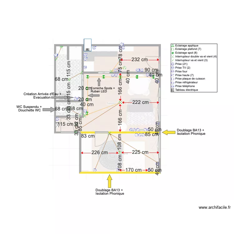 PLE HM IVRY SEINE. Plan de 