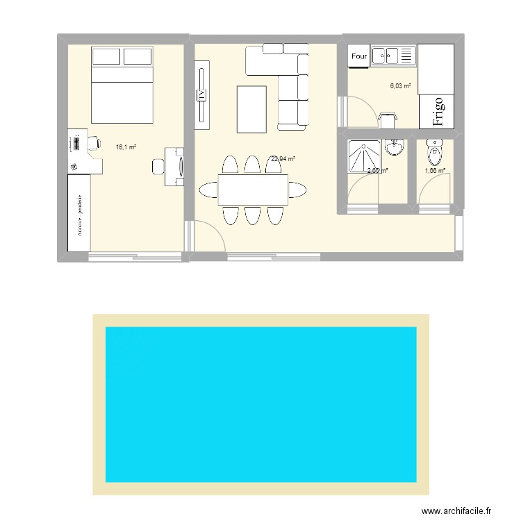 Meudon. Plan de 0 pièce et 0 m2