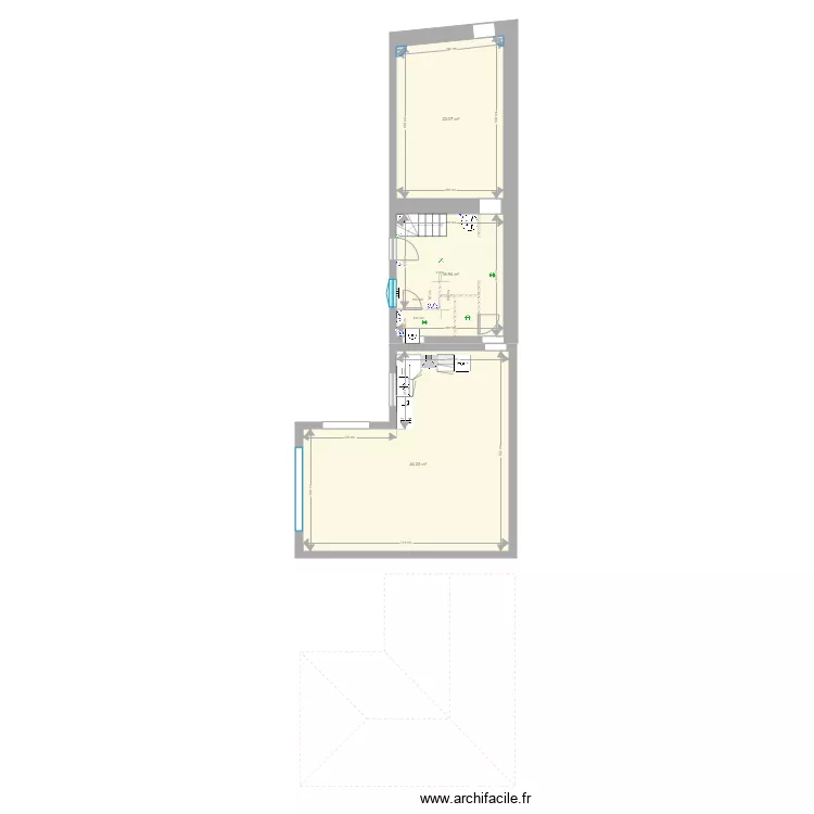 maison projet. Plan de 