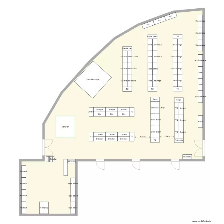 Plan de Masse 2D Rouen Est. Plan de 