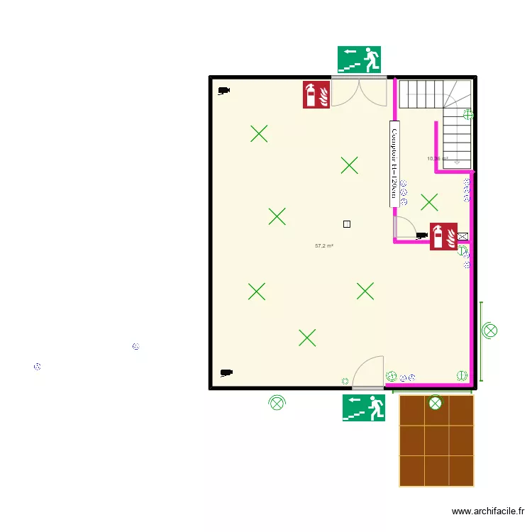 TARBES - O'BROTHER RENOVER. Plan de TARBES - O'BROTHER RENOVER. Plan de