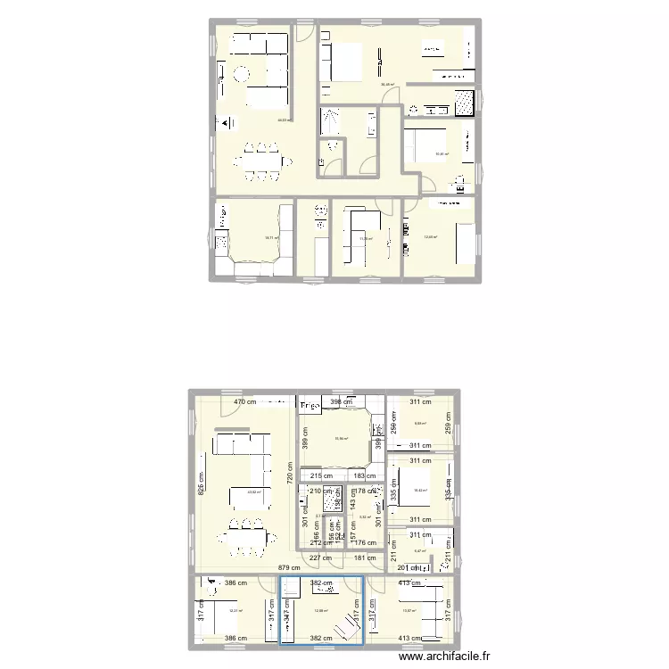 Sarra house. Plan de 