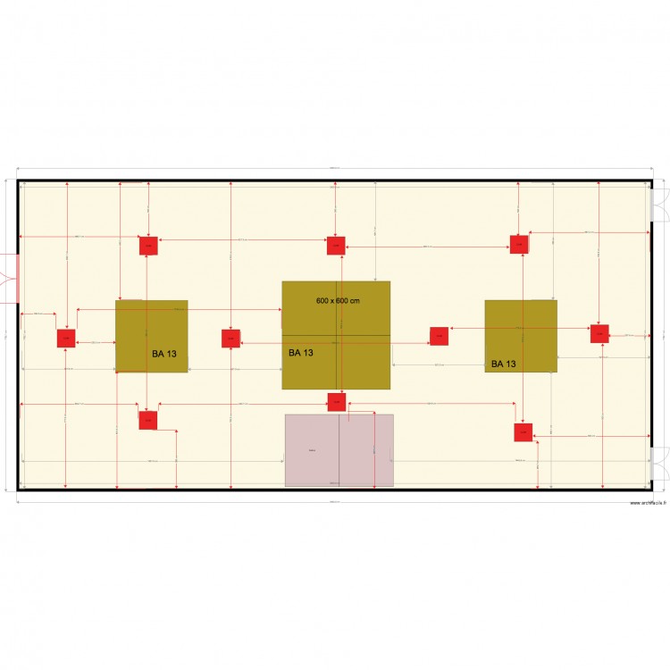 PLAN SALLE 05 03 18 POUR IMPLANTATION CLIM. Plan de 0 pièce et 0 m2