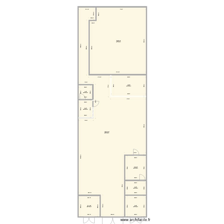 PLAN DE DISTRIBUTION. Plan de 9 pièces et 285 m2