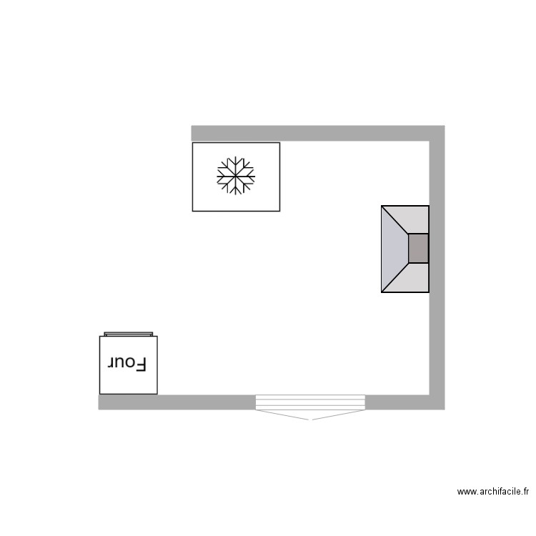 Cuisine Queron. Plan de 0 pièce et 0 m2