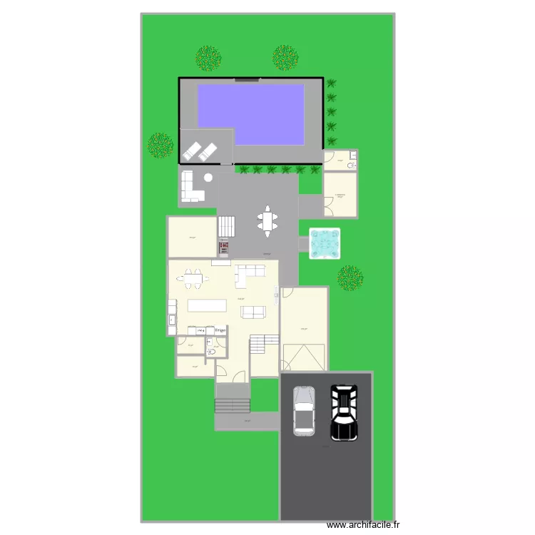 Plan 21878 modifi&eacute; ext&eacute;rieur. Plan de 