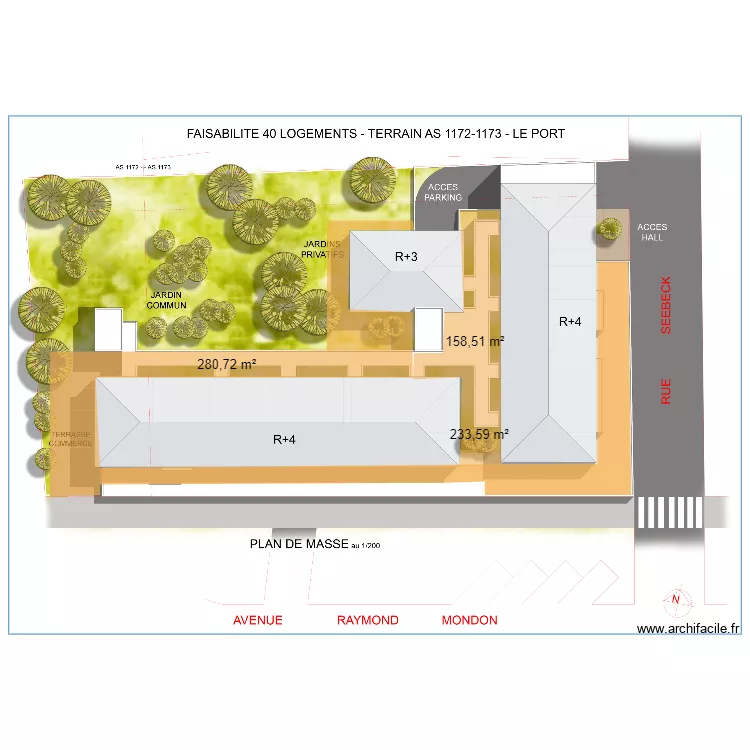 MALECOT V2 . Plan de 