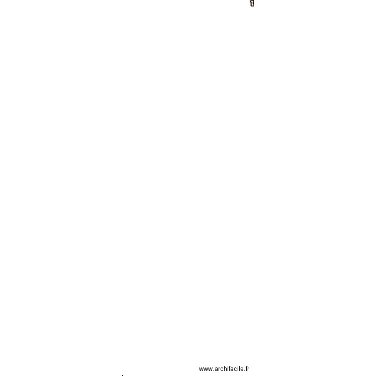 plan reception . Plan de 1 pièce et 166 m2