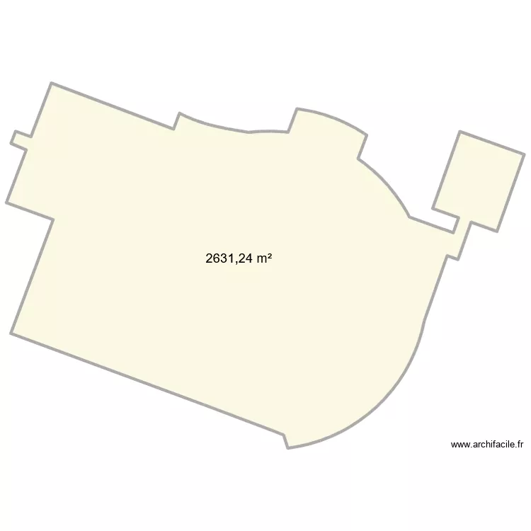 76451-MSA-EUROCEANE. Plan de 1  et 2631 m²