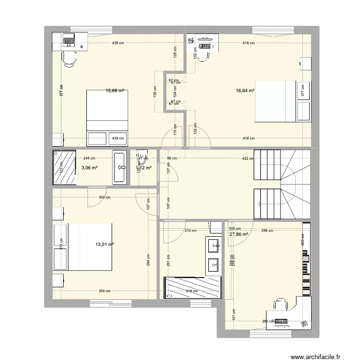 florent &eacute;tageb. Plan de 