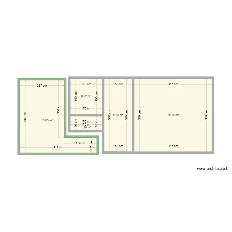 Studio_Rambouillet 2 à terminer. Plan de Studio_Rambouillet 2 à terminer. Plan de