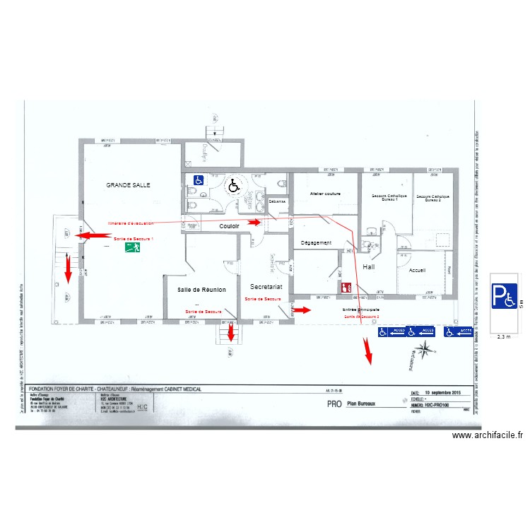 Le Petit Mas  :  Accessibilité Sécurité. Plan de 0 pièce et 0 m2