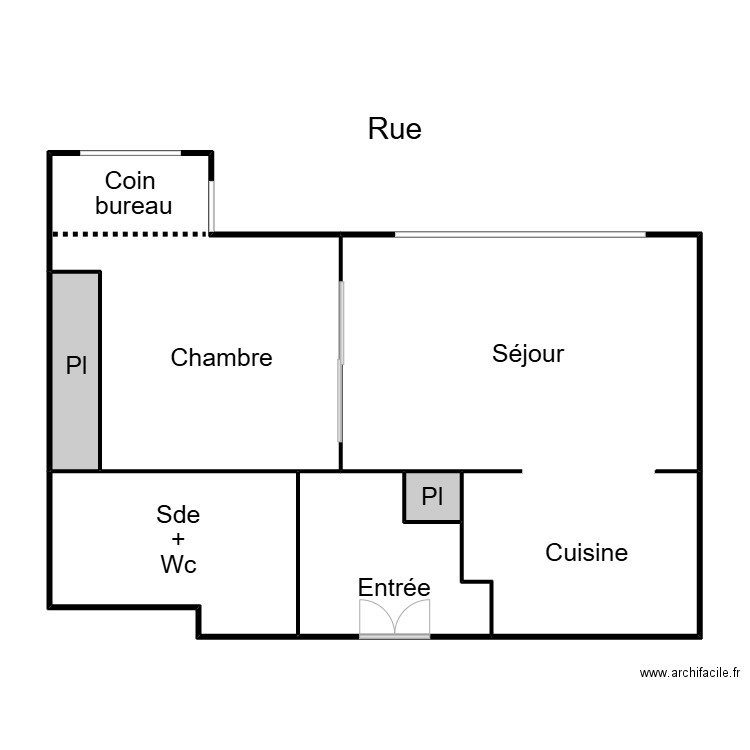 BETTENCOURT New. Plan de 6 pièces et 105 m2