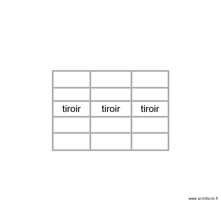 Dressing 2. Plan de 15 pièces et 3 m2