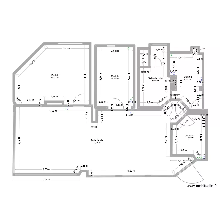 Neudorf. Plan de 