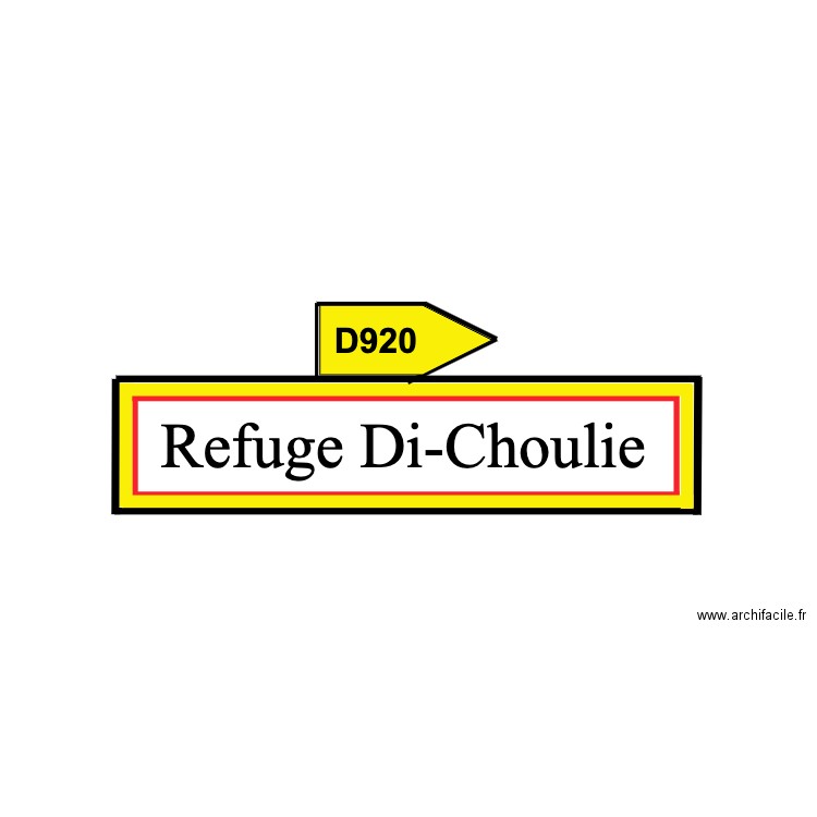 Refuge D.Q. Plan de 0 pièce et 0 m2