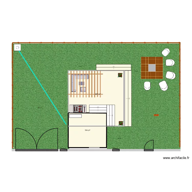 balcon. Plan de 2 et 29 m² balcon. Plan de 2 et 29 m²