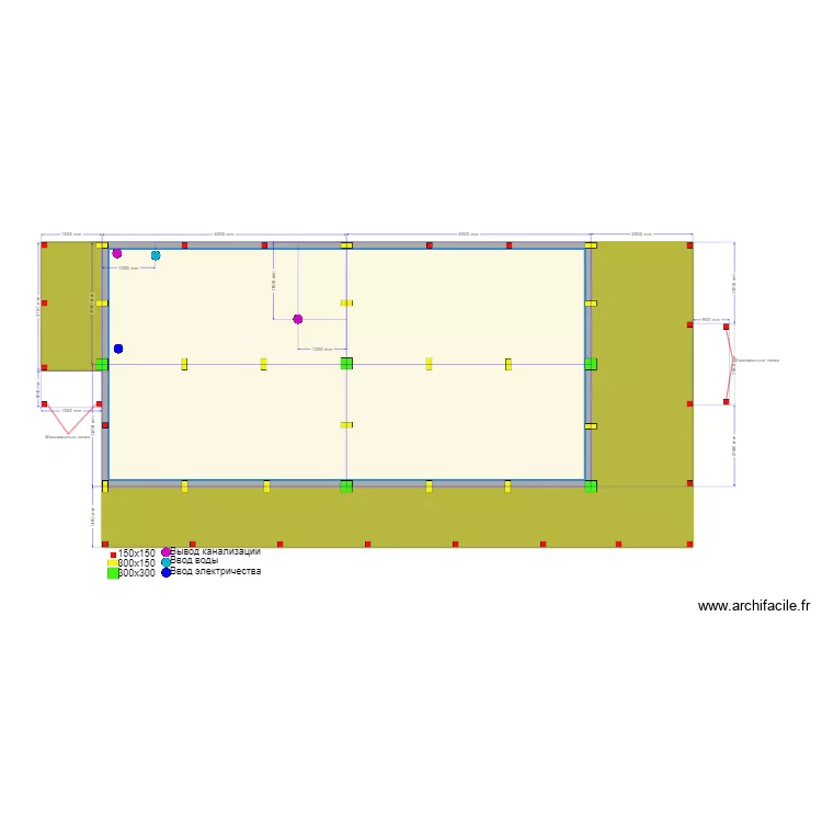 Калуга Сваи. Plan de 