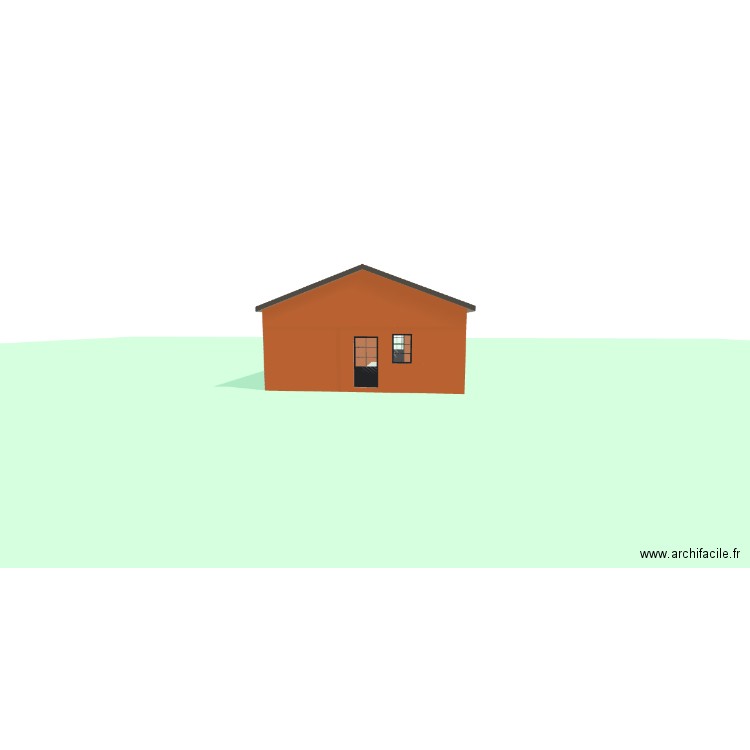 plan maison. Plan de 6 pièces et 169 m2