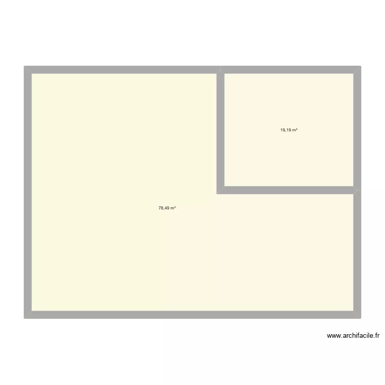 Maison. Plan de 4 et 125 m² Maison. Plan de 4 et 125 m²