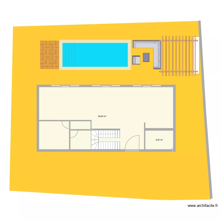 OLIVINE. Plan de 2  et 92 m²