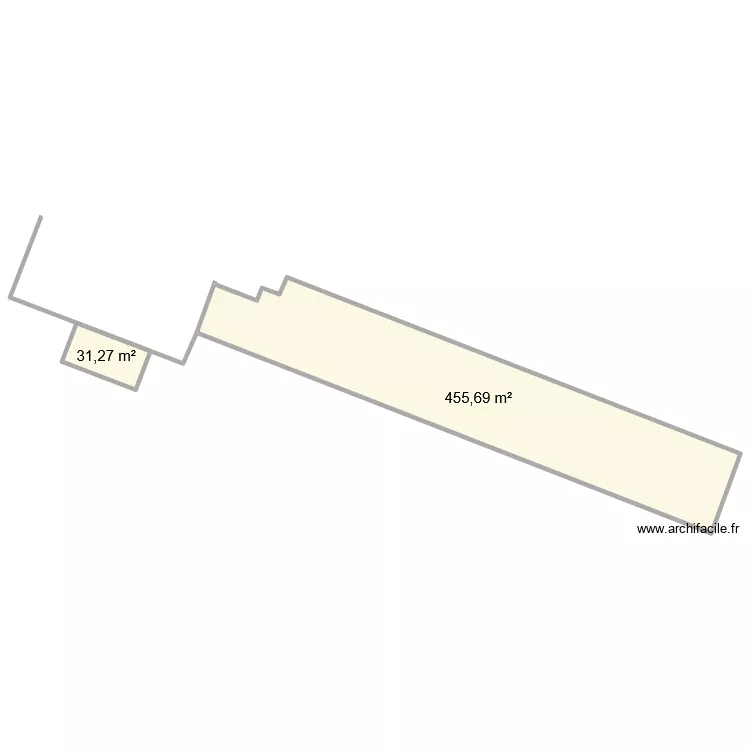 76451-MSA-CURIE MATERNELLE. Plan de 2  et 487 m²
