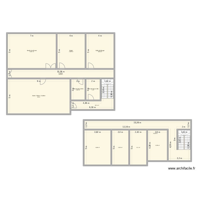 Structure SARL fictive. Plan de 0 pièce et 0 m2