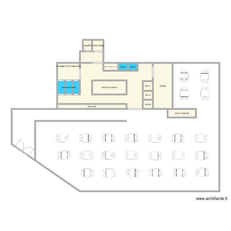 plan Est Niveau 1. Plan de 