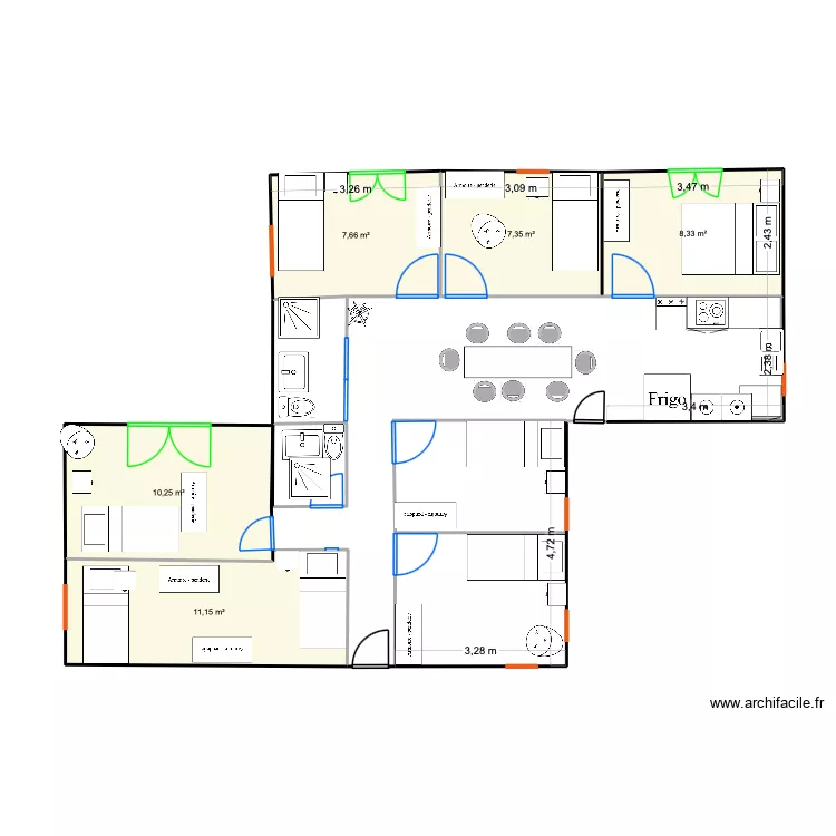 APART. Plan de 5 et 45 m² APART. Plan de 5 et 45 m²