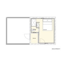 Plan pool-house am&eacute;nag&eacute;