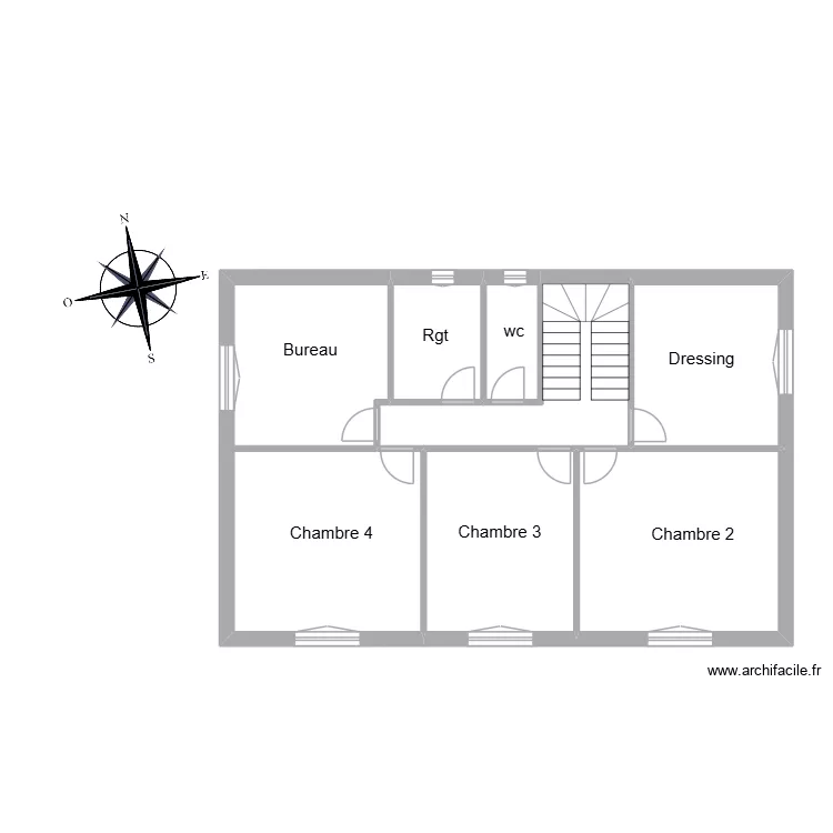 le douiron. Plan de 8  et 83 m²