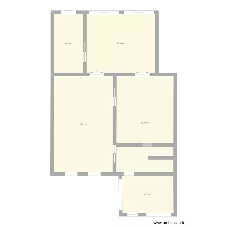 Maison. Plan de 